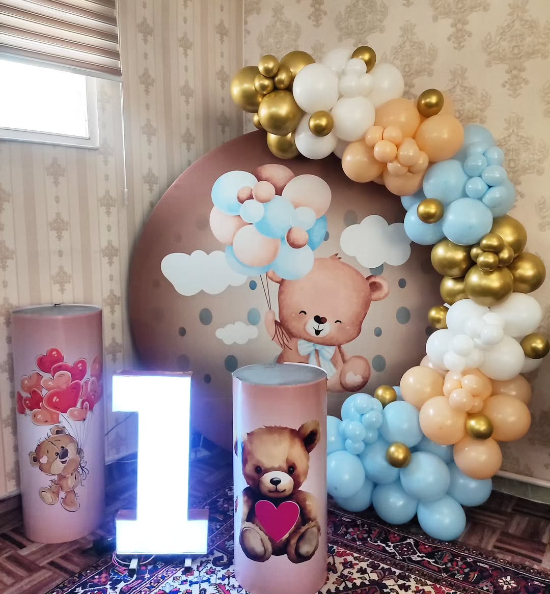 تم کارتونی تدی قهوه ای